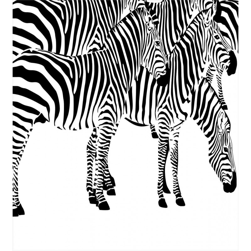 Wild Zebras Duvet Cover Set