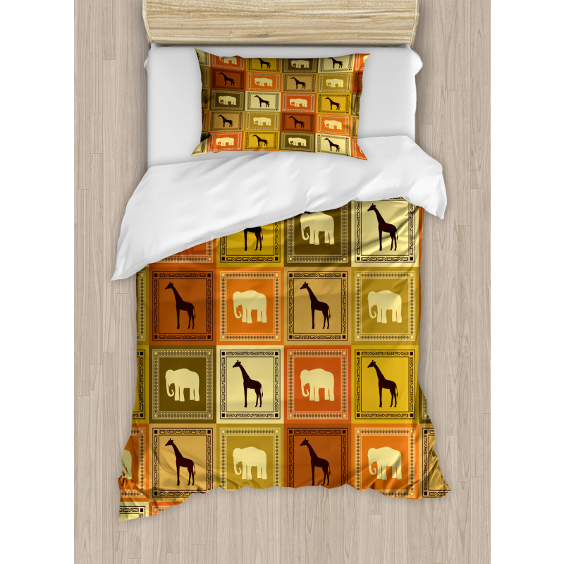 Animals Pattern Duvet Cover Set