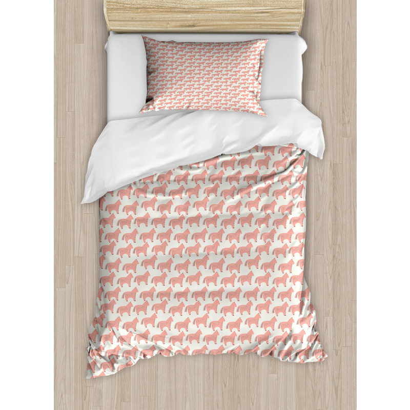 Horse Pattern Duvet Cover Set