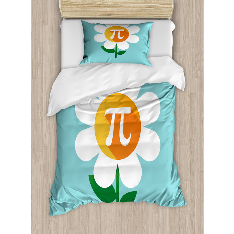 Number on Cartoon Daisy Duvet Cover Set