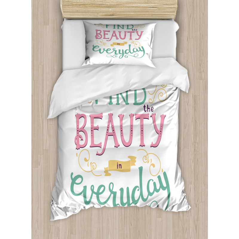 Find the Beauty in Everyday Duvet Cover Set