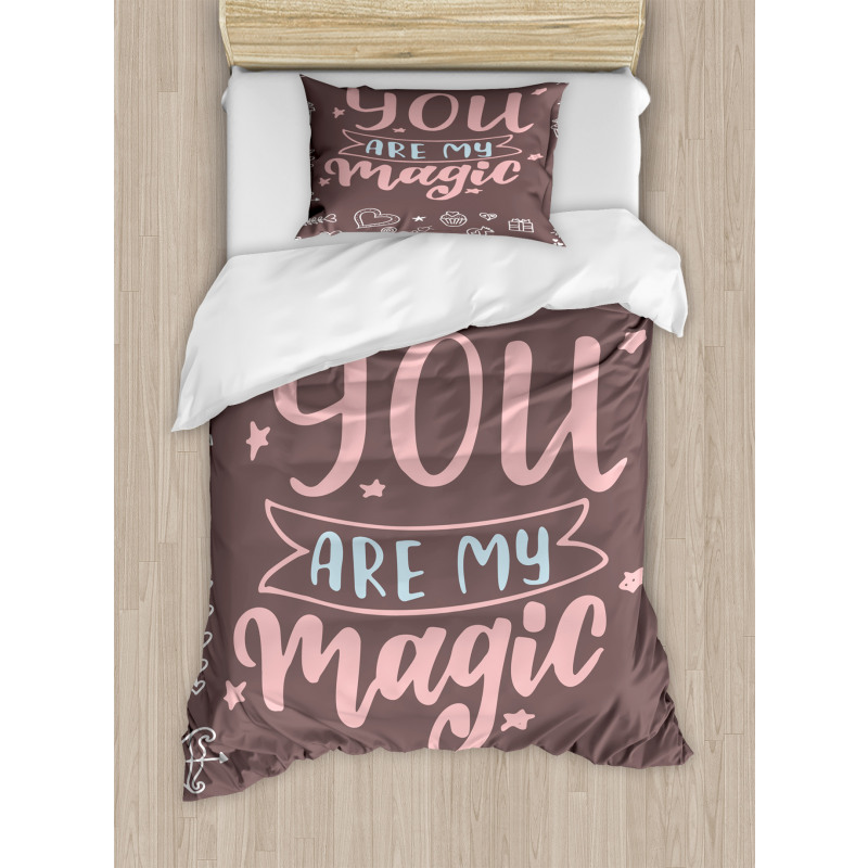 You are My Magic Outline Duvet Cover Set