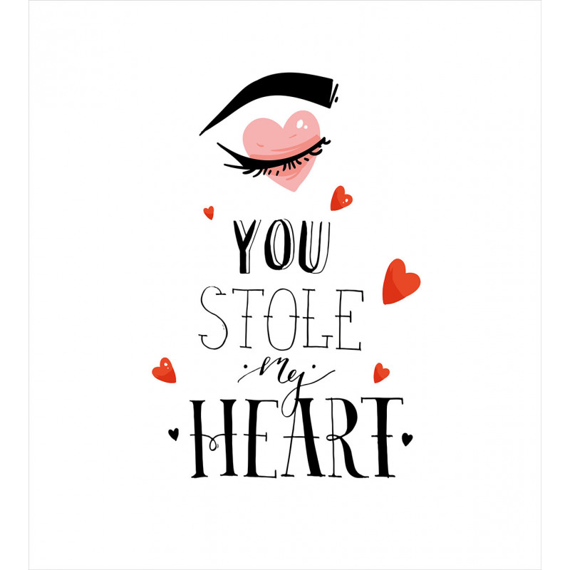 You Stole My Heart Woman Eye Duvet Cover Set