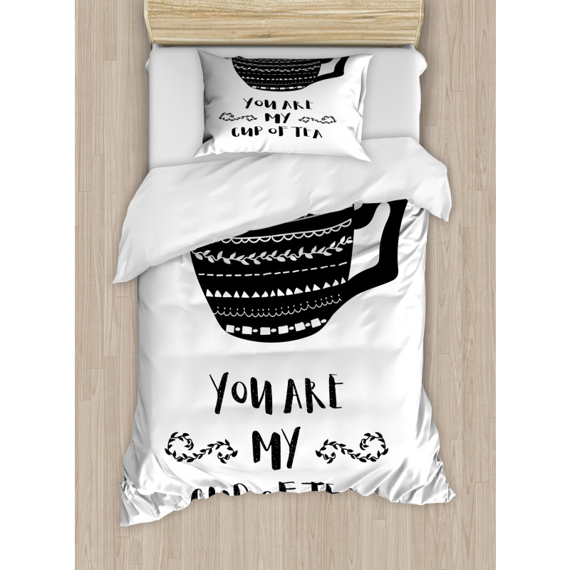 You are My Cup of Tea Duvet Cover Set