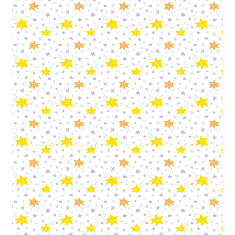 Happy Pastel Stars Duvet Cover Set