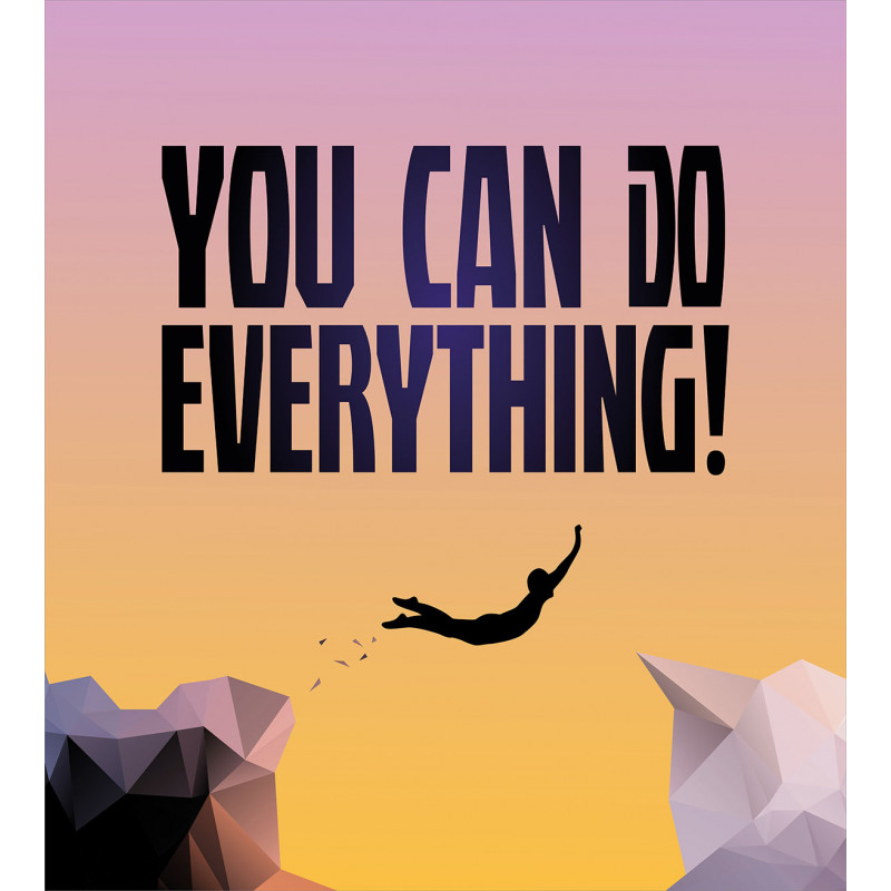 You Can Do Everything Phrase Duvet Cover Set