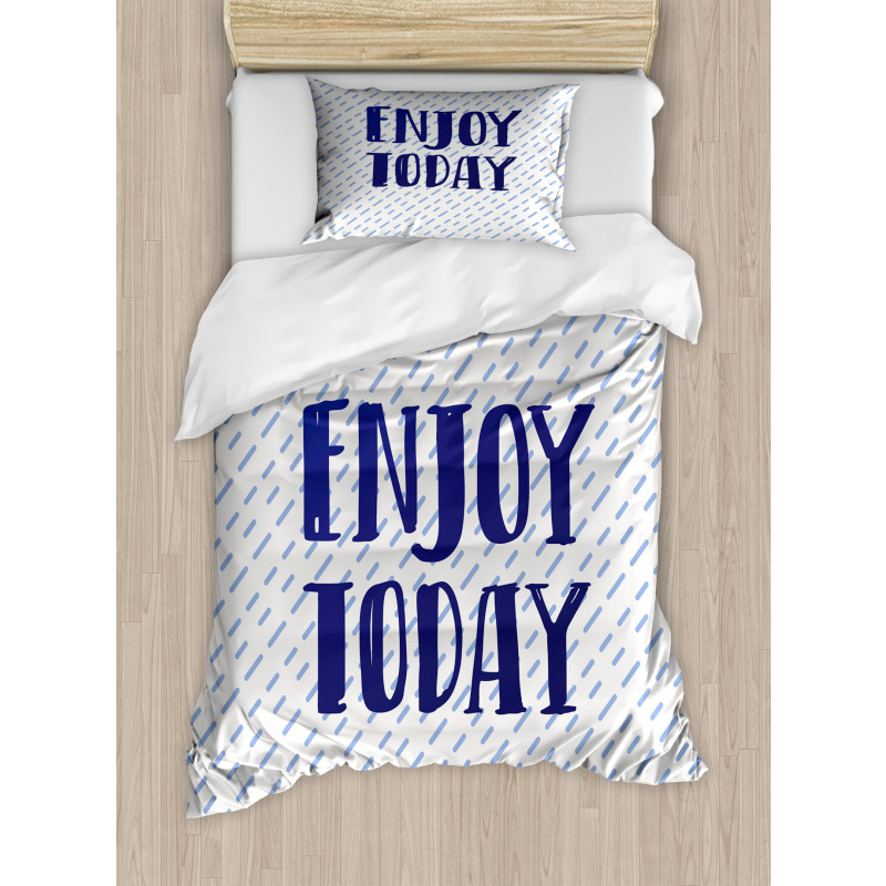 Positive Phrase Duvet Cover Set