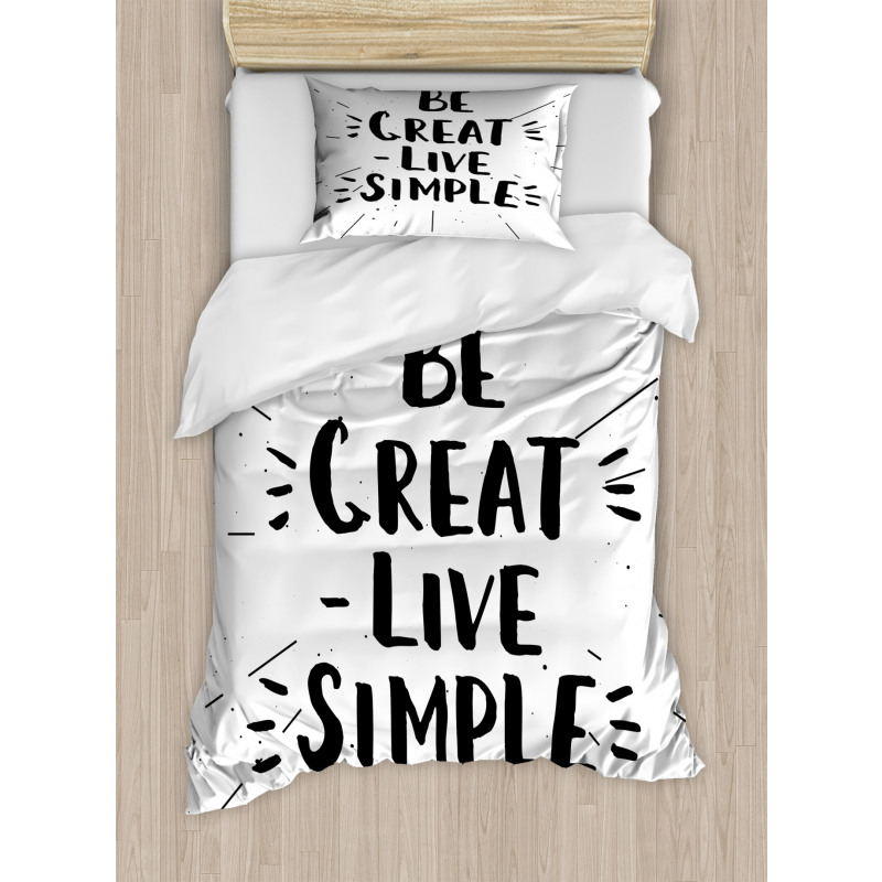 Creative Be Live Simple Duvet Cover Set