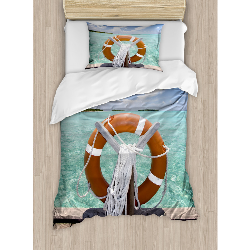 Summer Exotic Sea Duvet Cover Set