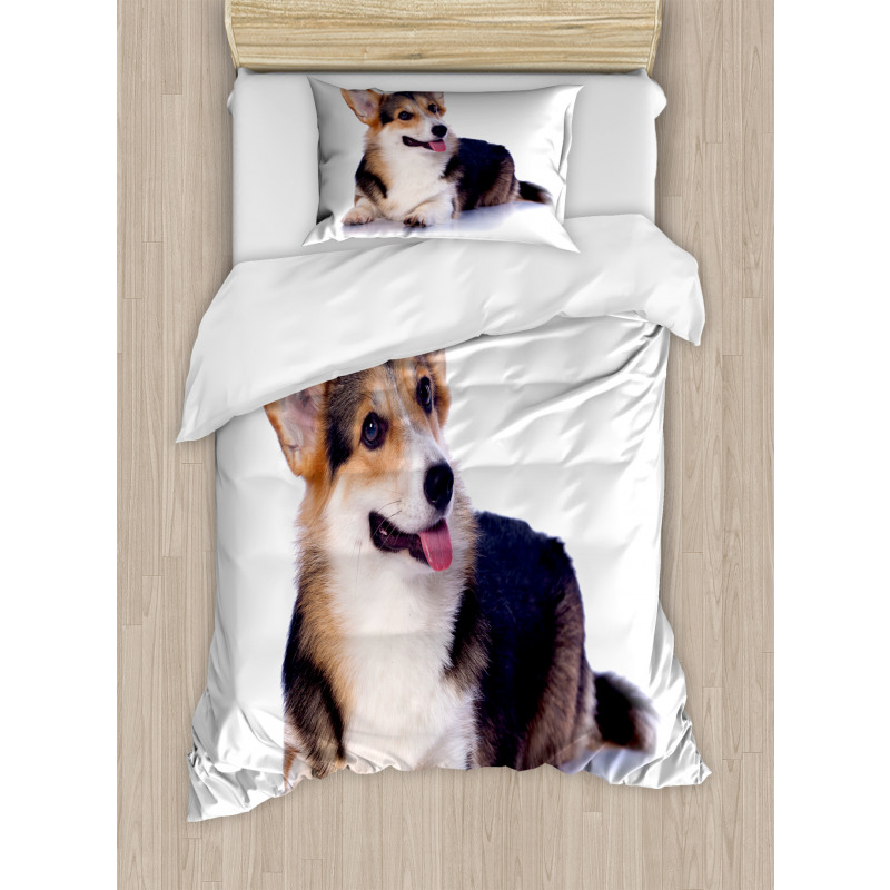 Pembroke Welsh Dog Lover Art Duvet Cover Set