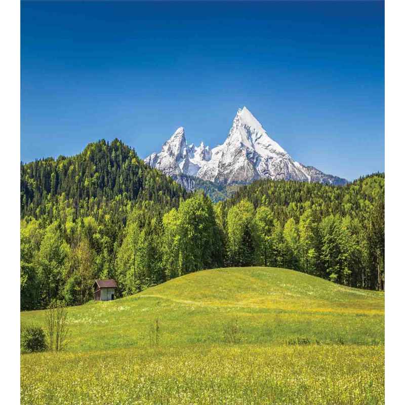 Bavarian Alps Village Duvet Cover Set