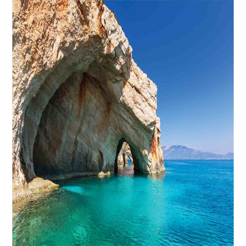 Sea Cave on Zakynthos Duvet Cover Set