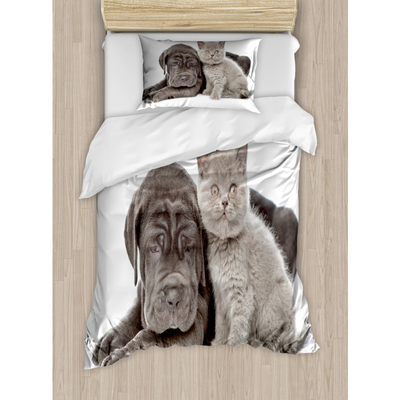 Lazy Neapolitan Mastiff Duvet Cover Set