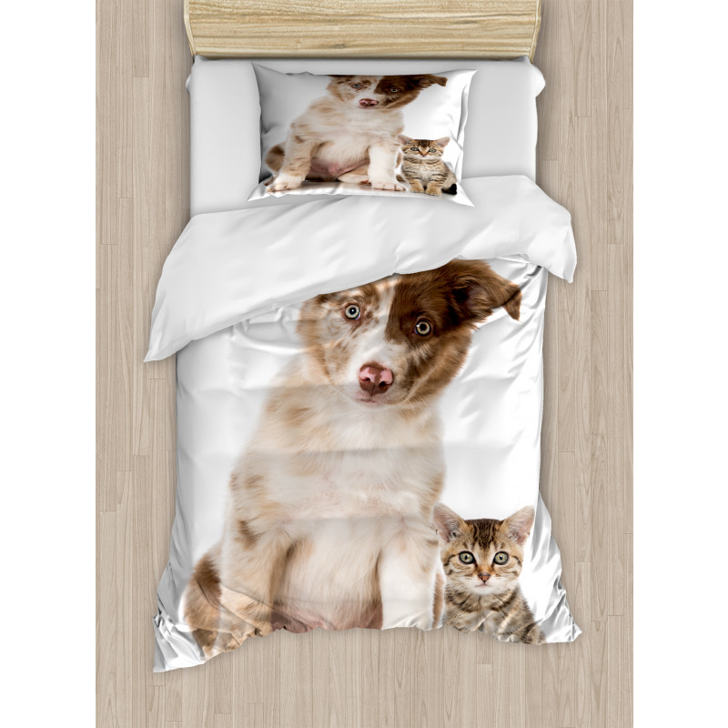 Border Collie Puppy Duvet Cover Set