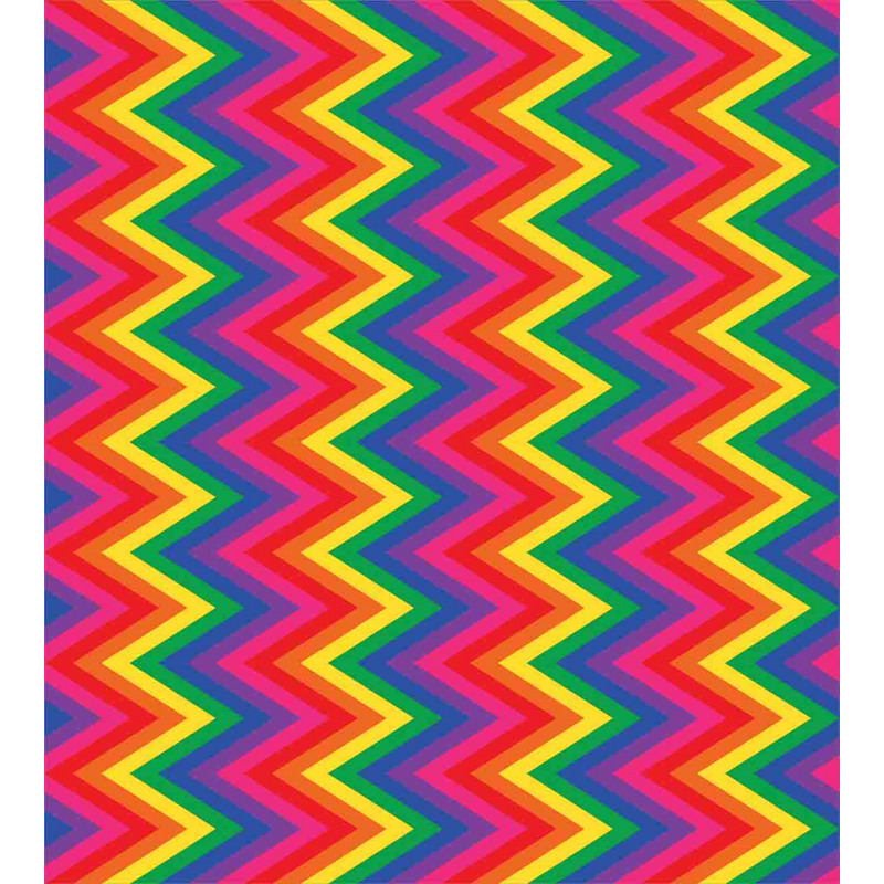 Zig Zag Chevron Shape Duvet Cover Set