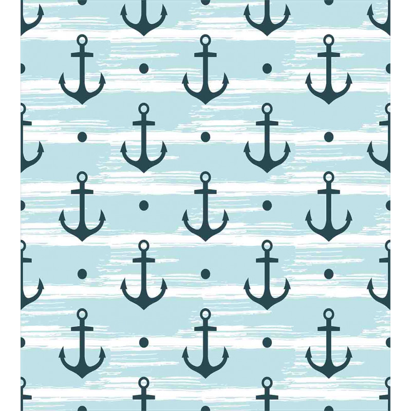 Pattern with Anchors Duvet Cover Set