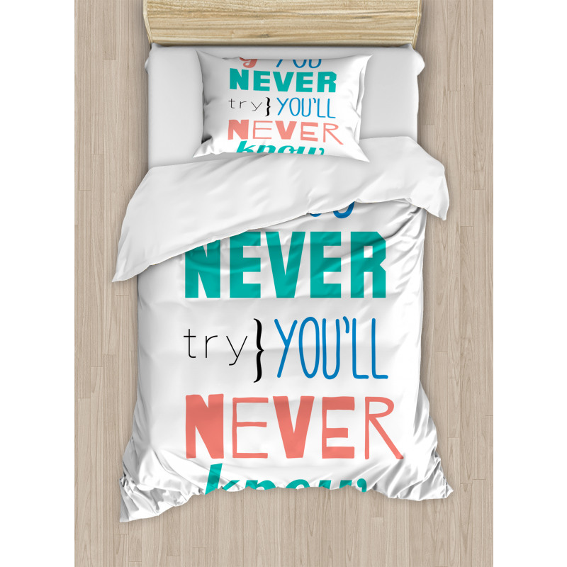 Inspiration Philosophy Duvet Cover Set