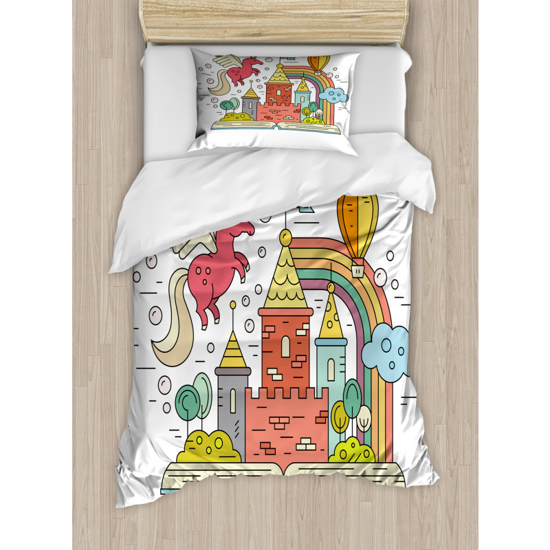 Princess Castle Nursery Duvet Cover Set