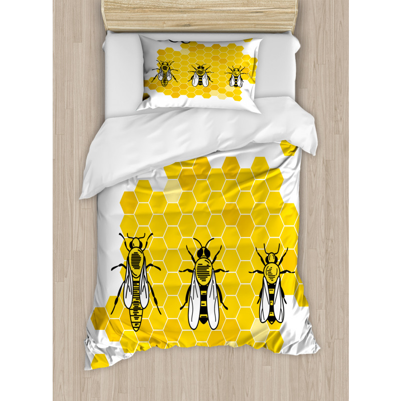 Graphics of Drone Worker Duvet Cover Set