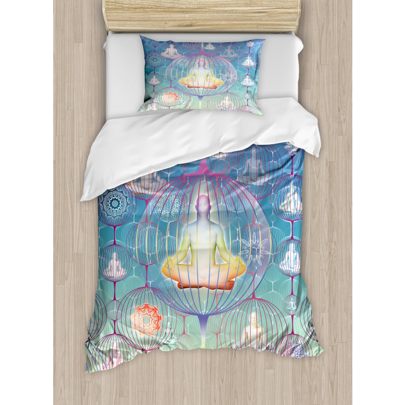 Meditation Yoga Chakra Zen Duvet Cover Set