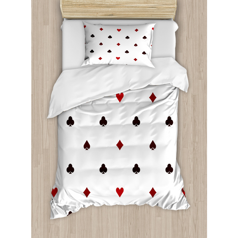 Gambling Club Minimalist Duvet Cover Set