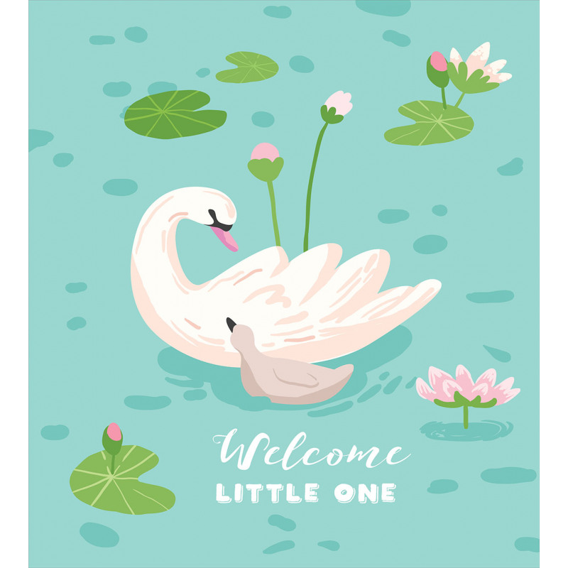 Baby Swan Welcoming Duvet Cover Set