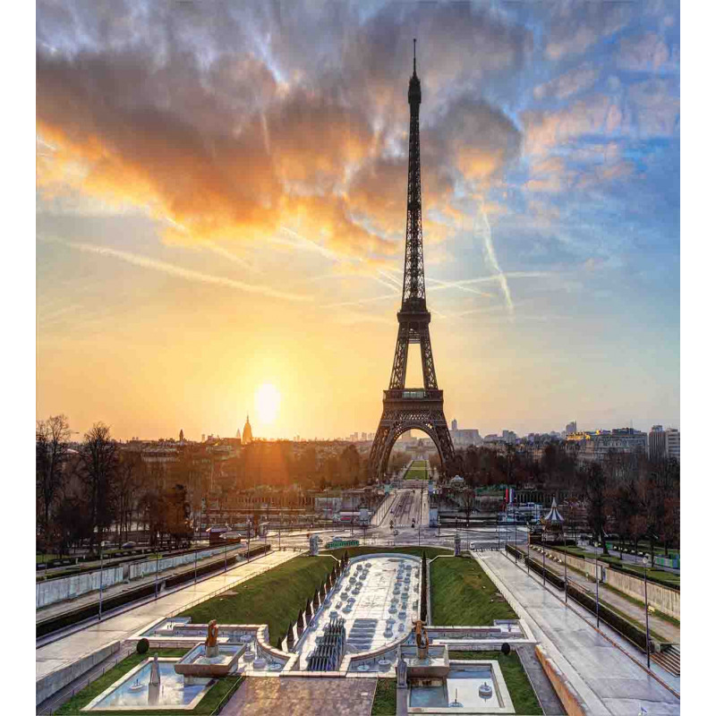 Scenic View Paris Duvet Cover Set