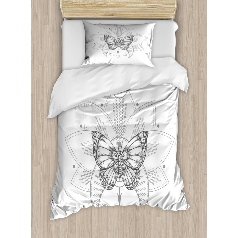 Butterfly Floral Mystic Duvet Cover Set