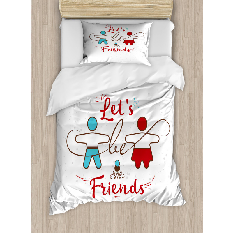 Sweetest Offer Buddies Duvet Cover Set