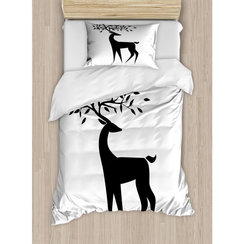 Abstract Reindeer Leaf Duvet Cover Set