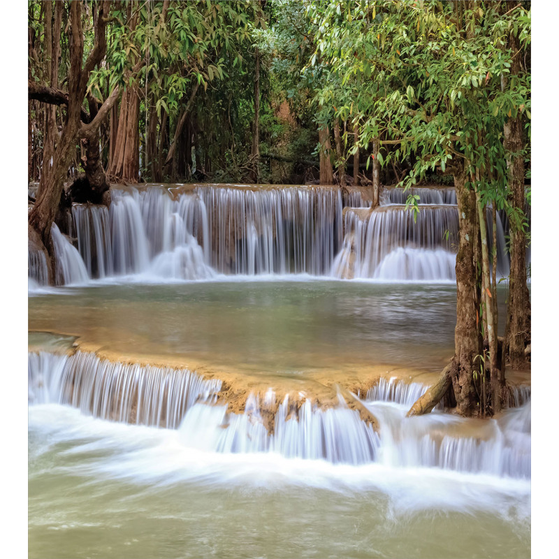 Waterfall Kanchanaburi Duvet Cover Set