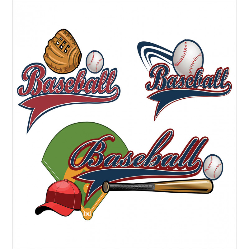 Baseball Mitt Ball Duvet Cover Set