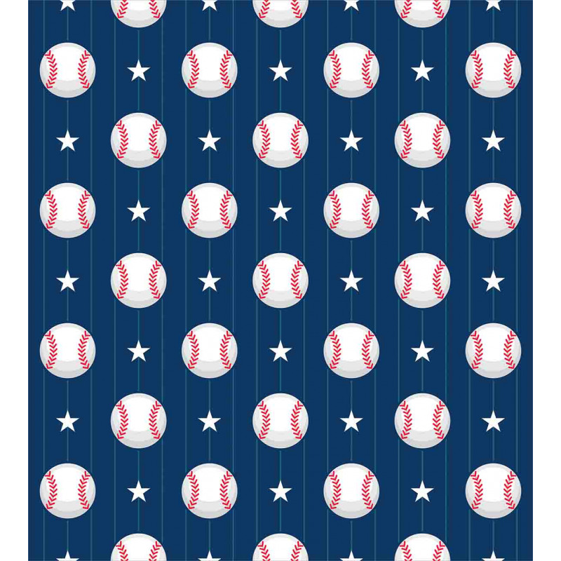 Baseball Stripes Duvet Cover Set