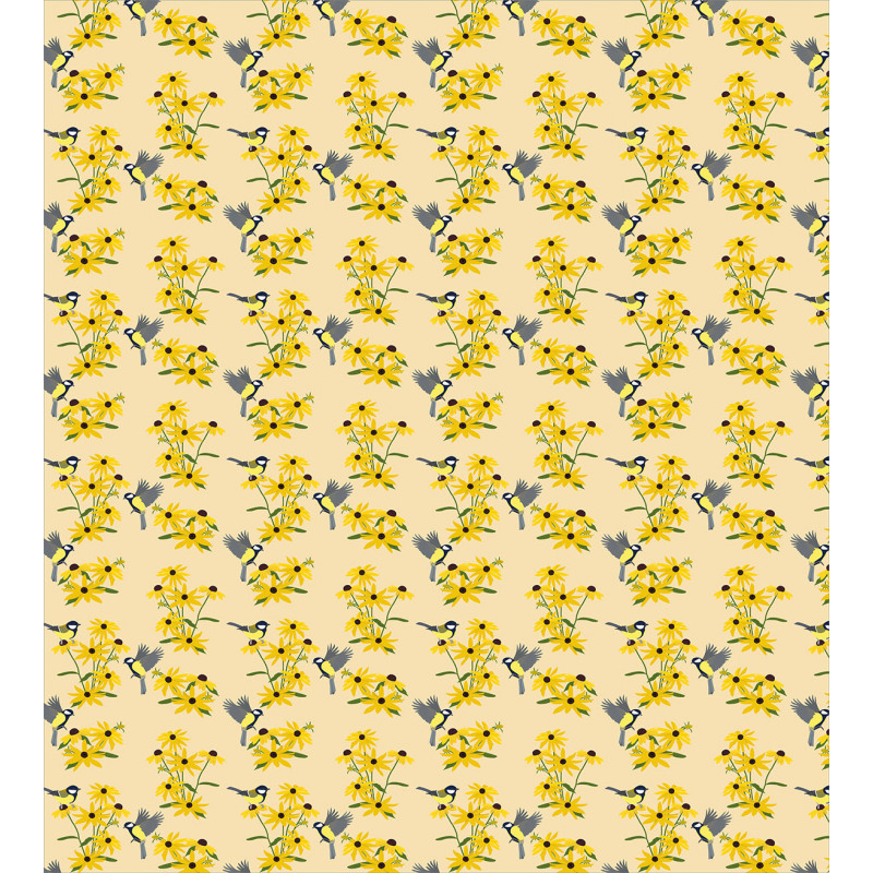 Avian and Rudbeckia Duvet Cover Set