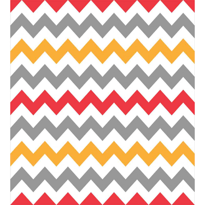 Abstract Retro Chevron Duvet Cover Set