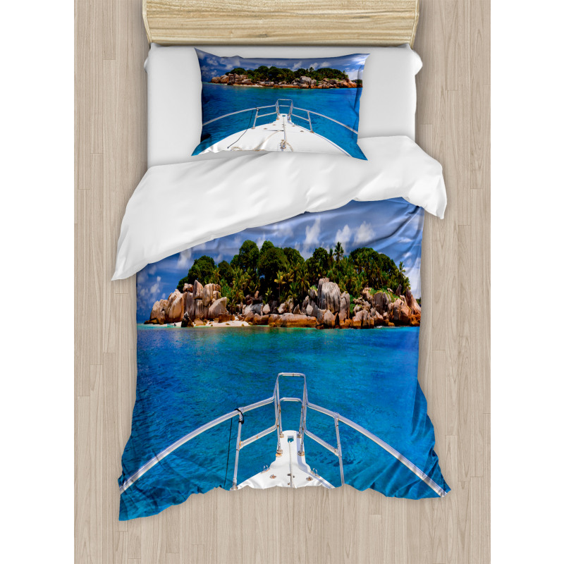 Boat Exotic Journey Tropic Duvet Cover Set