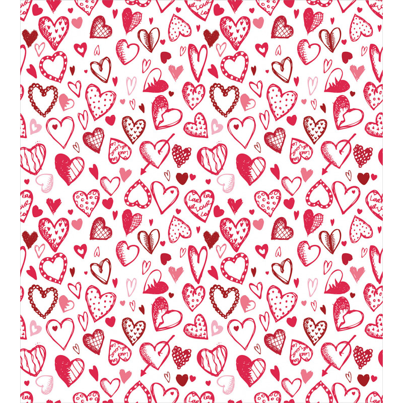 Valentine Hearts Arrow Duvet Cover Set