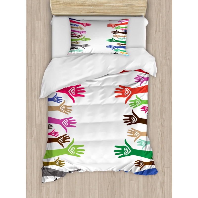 Charity United Hands Duvet Cover Set