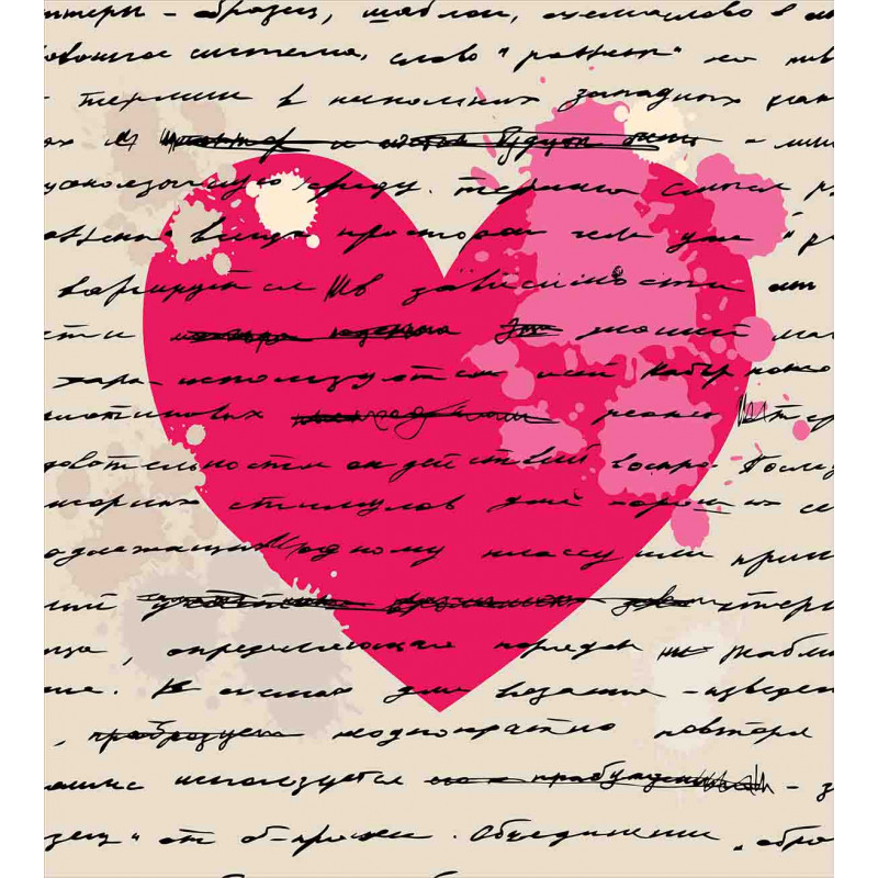 Love Words Handwriting Duvet Cover Set