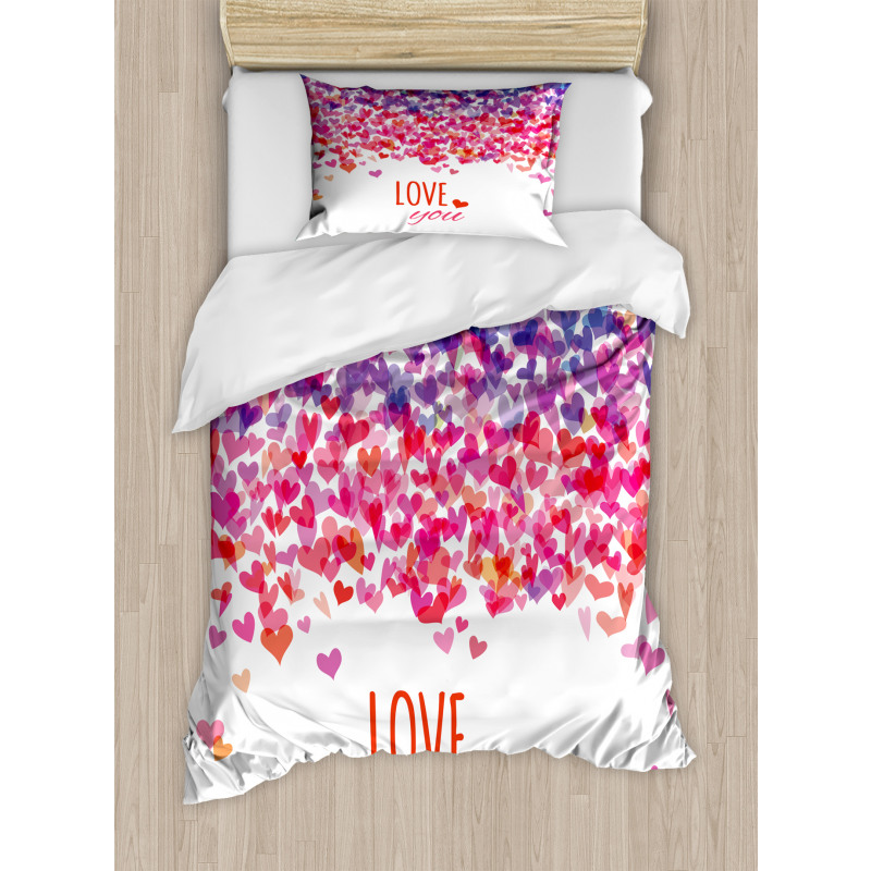 Hearts Love Springtime Duvet Cover Set