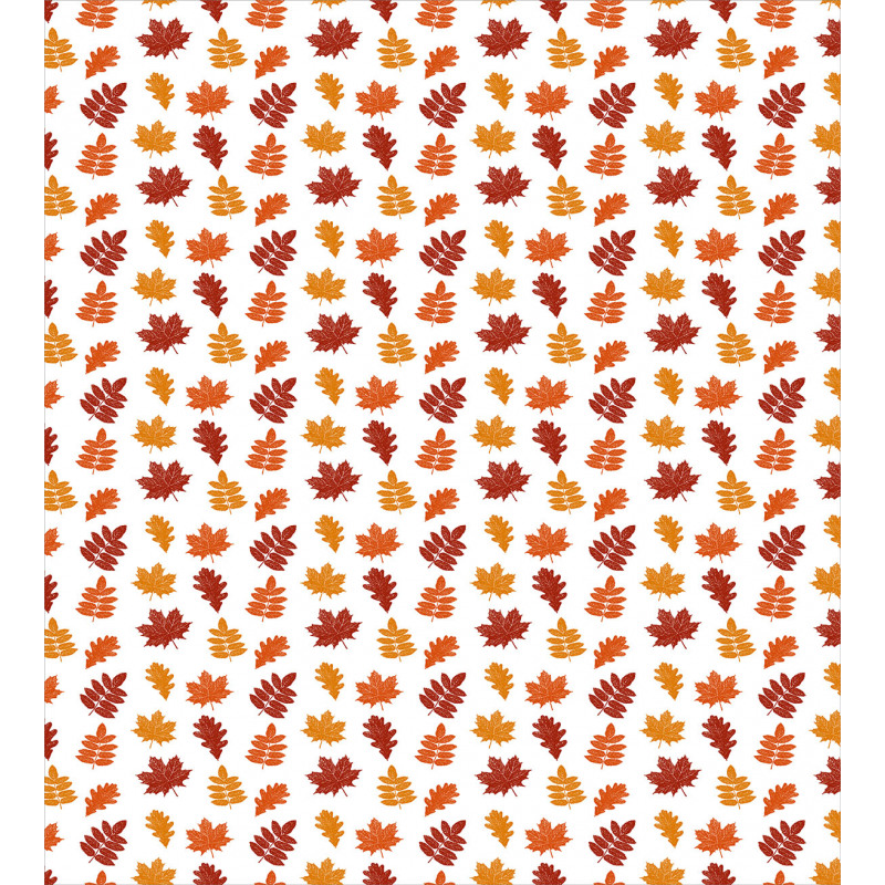 Fall Leaf Sketches Duvet Cover Set