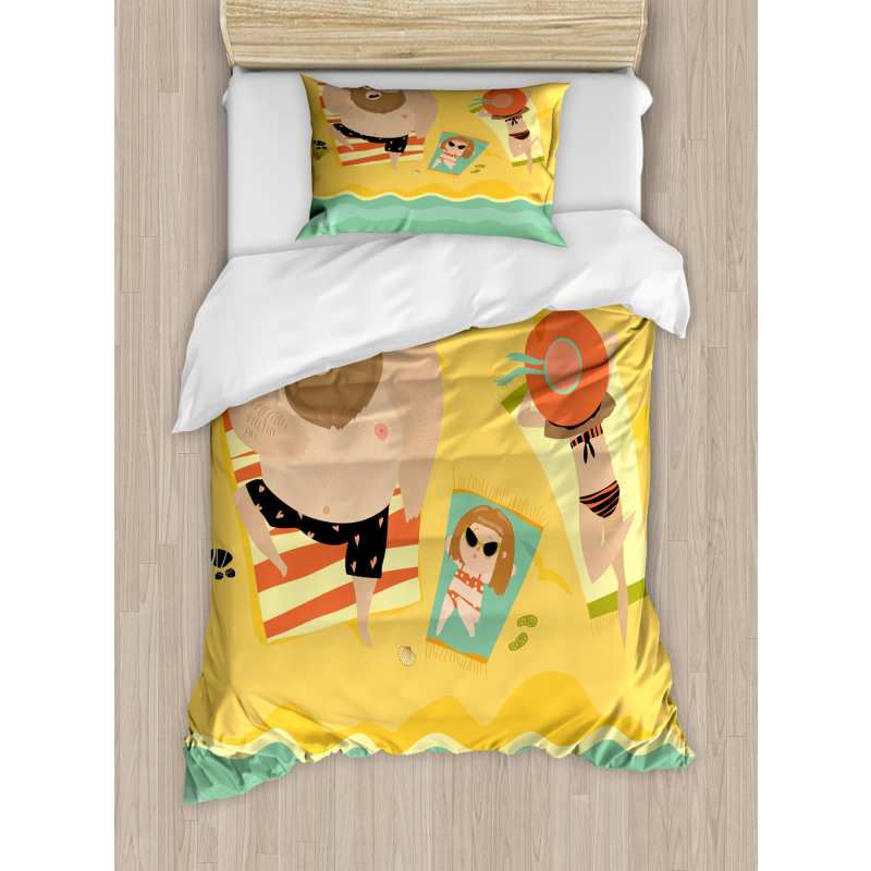 Happy Family Seaside Duvet Cover Set