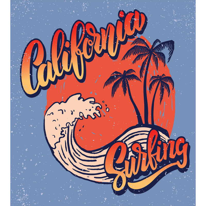 California Surfing Duvet Cover Set