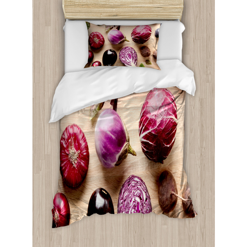 Vegetables and Figs Duvet Cover Set