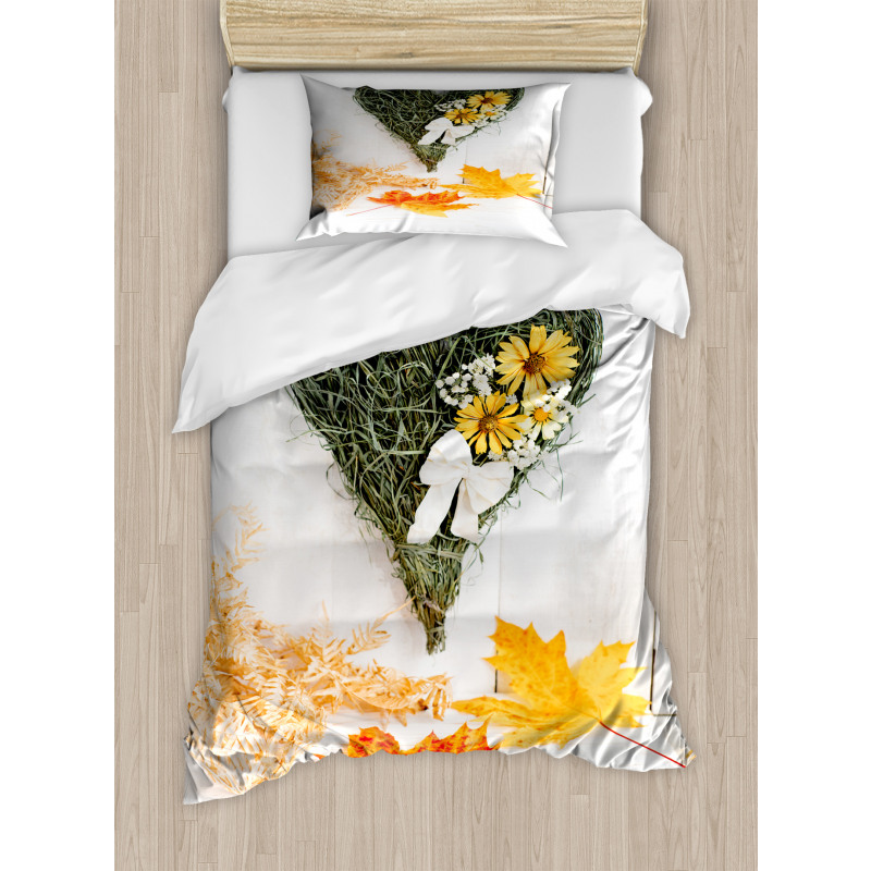 Dried Botany Heart Duvet Cover Set