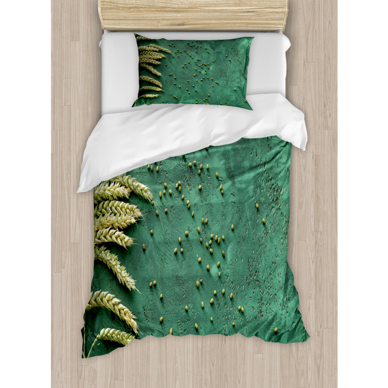 Agriculture Art Wheat Duvet Cover Set