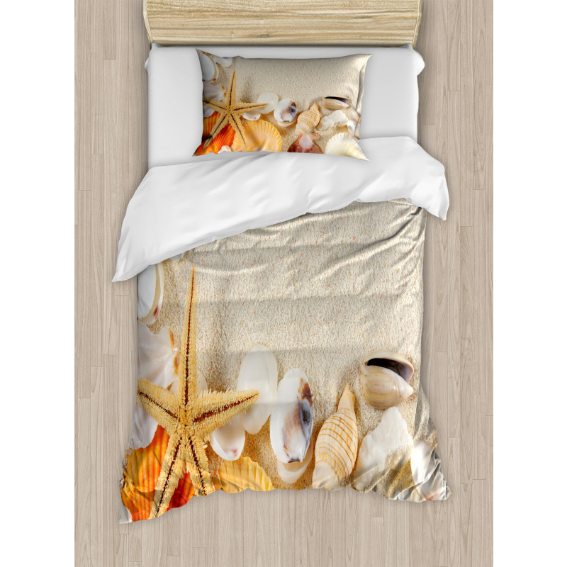 Seashells Starfish Duvet Cover Set