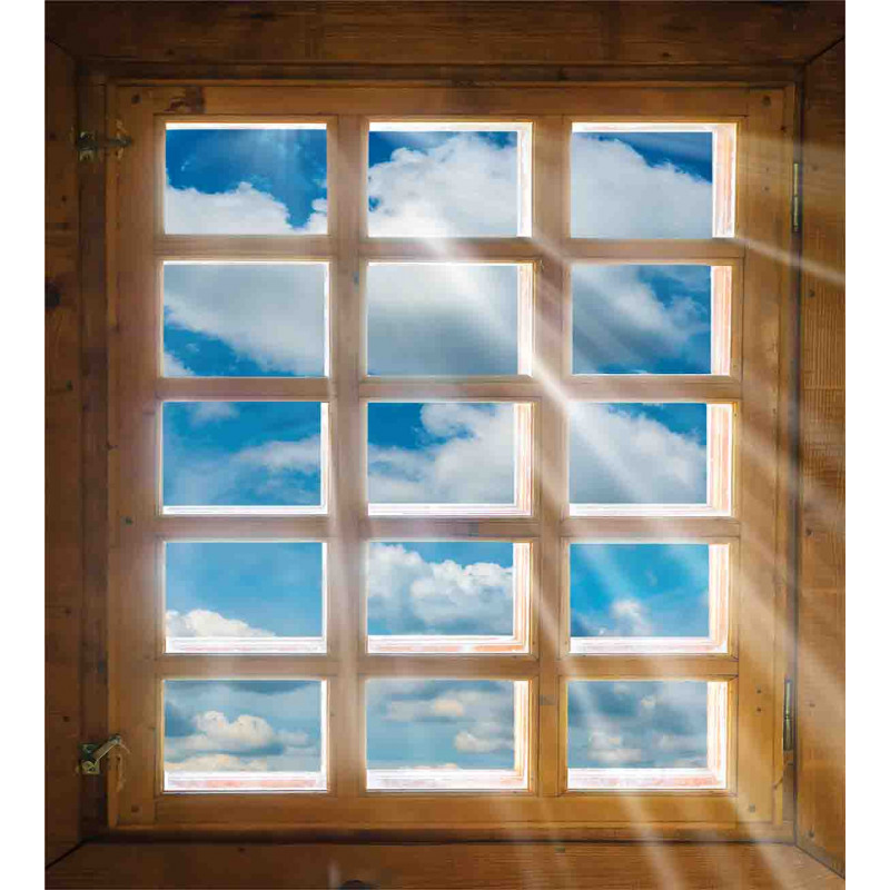 Window with Sunbeams Duvet Cover Set