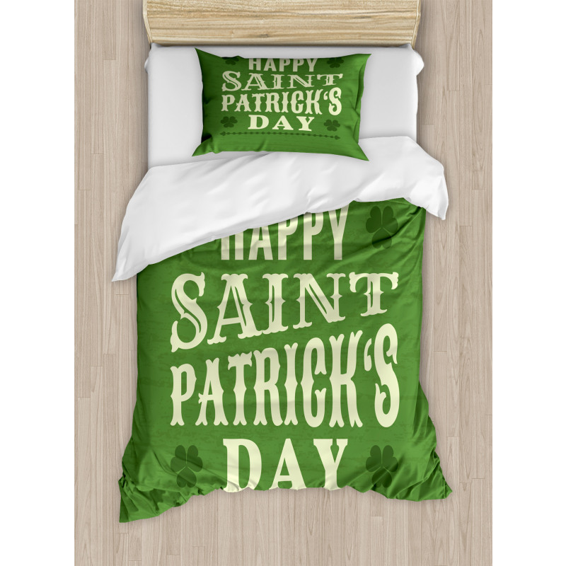 Happy Saint Patrick's Art Duvet Cover Set