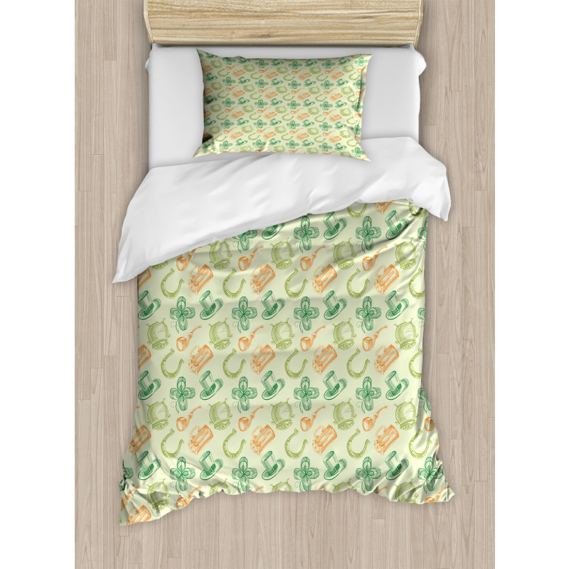 Irish Folk  Duvet Cover Set